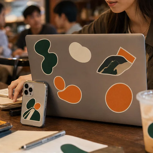 多個大學生.台灣 分身名稱做成貼紙包的周邊設計